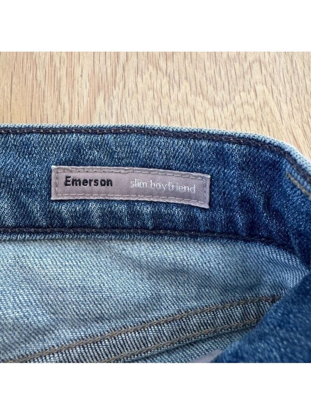 Citizens Of Humanity Emerson Slim Boyfriend Jeans Light Wash Size 28 - Picture 6 of 8